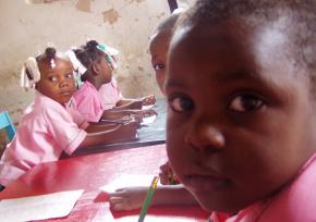 Haitian schoolchildren